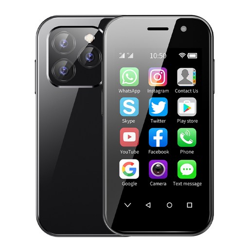 SOYES XS14 Pro 3GB RAM 32GB ROM 슈퍼 미니 스마트폰 4G LTE 3.0인치 화면 Android 12.0 옥타코어 프로세서 귀여운 소형 핸드폰 선물