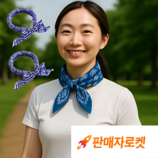 필해피 아이스 쿨스카프 쿨링