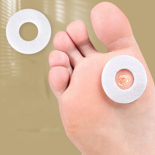 6P 12P 캐시미어 발보호 티눈 패치 사마귀 물집 패드 양모 굳은살 보호 발가락