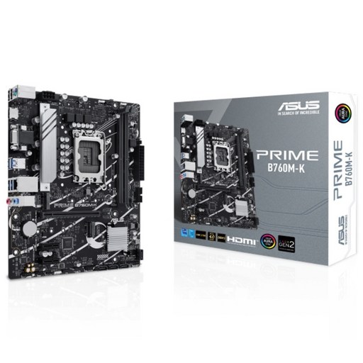 에이수스 PRIME B760M-K 메인보드 인텍앤컴퍼니