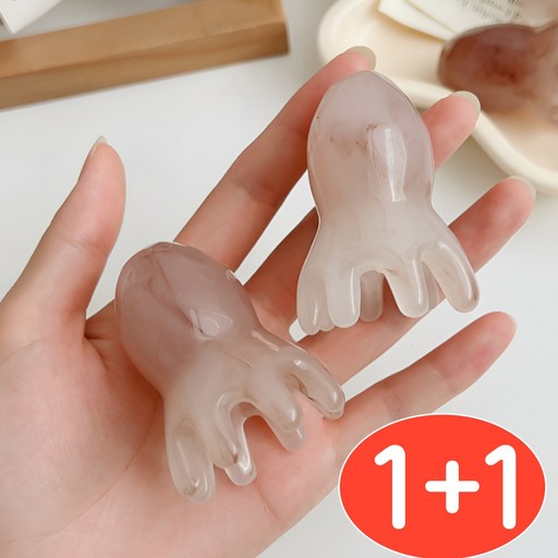 1+1 GF 만능 두피 마사지 문어 괄사 경락 지압