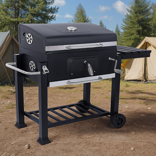 카나모 특대형 훈제 바베큐그릴 숯불그릴 불판 캠핑 화로, 1개