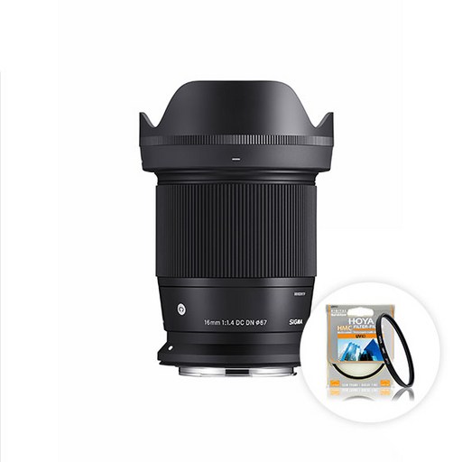 시그마 C 정품 16mm F1.4 DC DN 캐논 RF렌즈 + 호야 HMC UV 필터 / ENJ