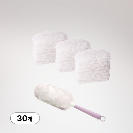 가득채움 360도 양면 먼지떨이 핸들 1개 + 리필 30매