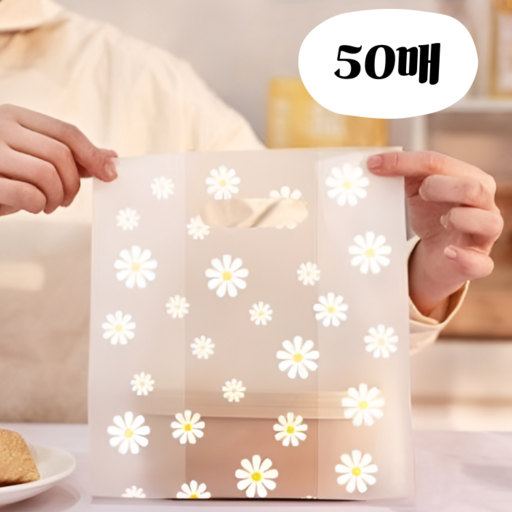 데이더봄 데이지 선물용 비닐 쇼핑백