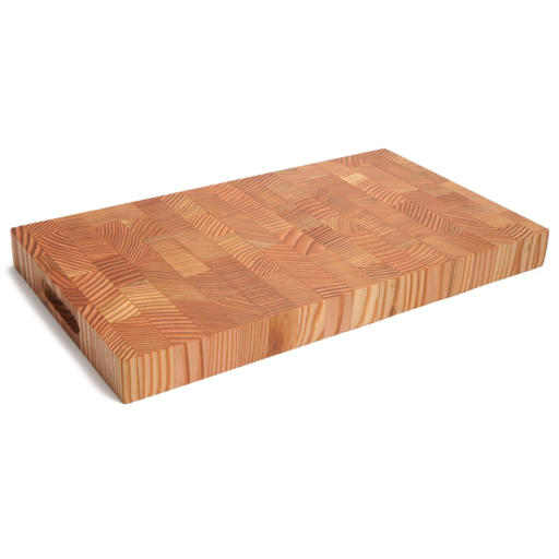 BOUMBI 라치우드 홍송 엔드그레인 도마 44cm x 25cm x 3.6cm