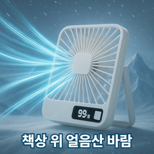 [그로리] 무소음 자연풍 탁상용 선풍기