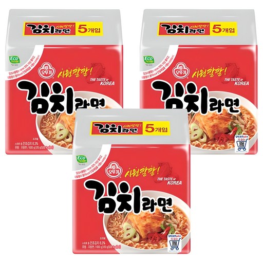 오뚜기 김치라면 120g