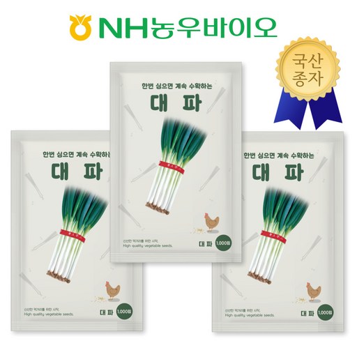 NH농우바이오 한번 심으면 계속 수확하는 대파 1000립
