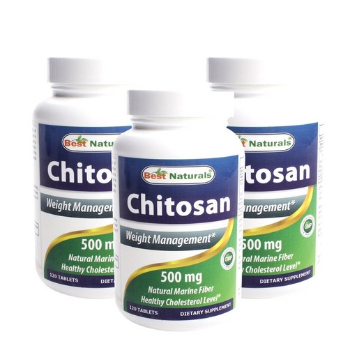 베스트네츄럴스 키토산 500mg 타블렛 무설탕 글루텐 프리