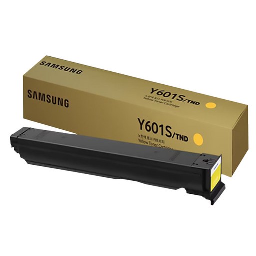 [삼성전자] 정품 컬러 토너 CLT-K601S C601S M601S Y601S / SL-X6250LX SL-X6300LX SL-X6350LX SL-X6350ZX, 노랑, 1개