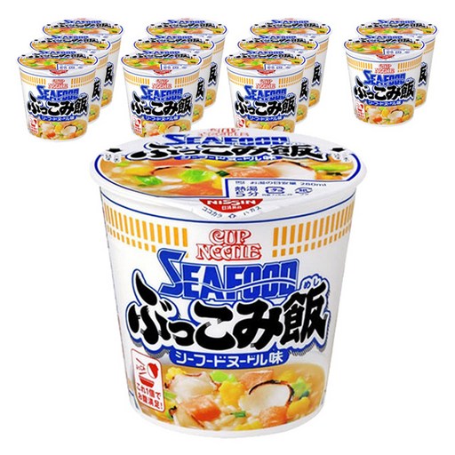 닛신 컵누들 붓코미 메시 씨푸드 누들 맛