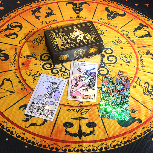 더풀타로 프리즘 플라워 타로카드 the tarot prism flower hologram tarot card