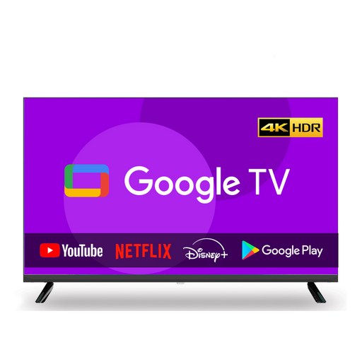 이브이 43인치 109cm UHD 스마트 구글TV 제로베젤 에너지효율 1등급