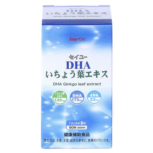 세이유 DHA 173mg 은행잎 추출물 120mg EPA 23mg 타블렛