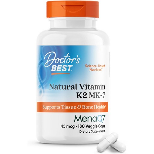 닥터스베스트 내추럴 비타민 K2 MK-7 45mcg 베지 캡