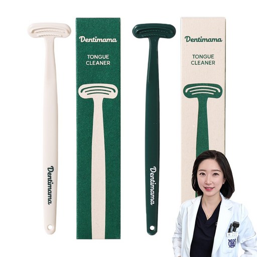 입냄새제거 치과의사가 직접 제작한 친환경 혀클리너 2개 묶음