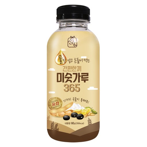 이소당 11곡물 미숫가루 식사대용 선식 국산 서리태 365ml 설탕포함 10병