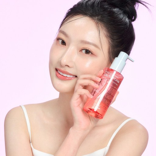 [모공수축 특허성분 함유] 포엘리에 애플씨드 포어 오일투폼 클렌저 200ml