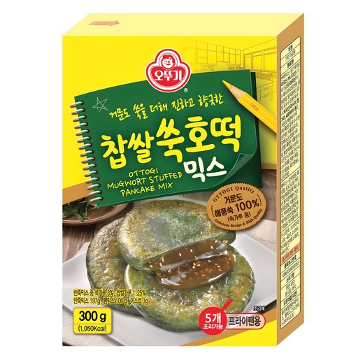 오뚜기 찹쌀 쑥호떡 믹스