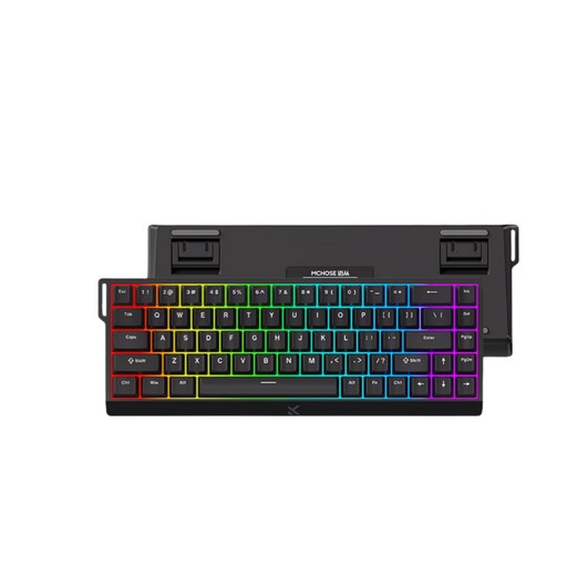 MCHOSE 에이스 68 프로급 게이밍 유선 키보드 E스포츠 버전, 블랙, 블루 아이스 마그네틱축, 제조사축