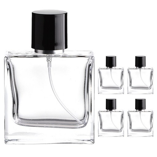 엘리시x 50ml 5 향수 공병 스크류타입 용기 만들기 재료 퍼퓸 스프레이 유리 DIY