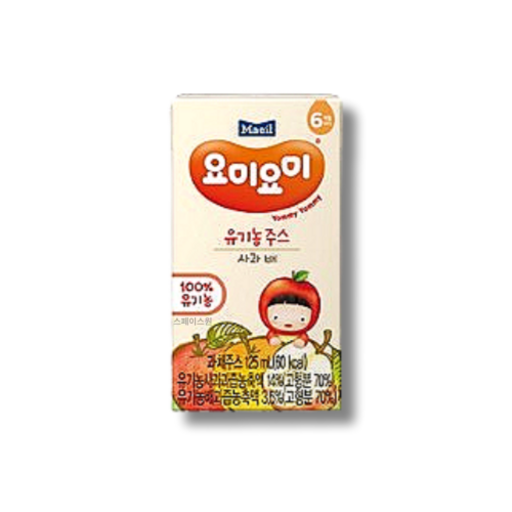 요미요미 유기농 주스 사과 배