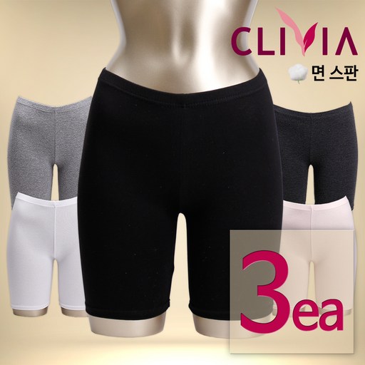 크리비아 GLG4550P면 스판 5부 속바지 (3매)