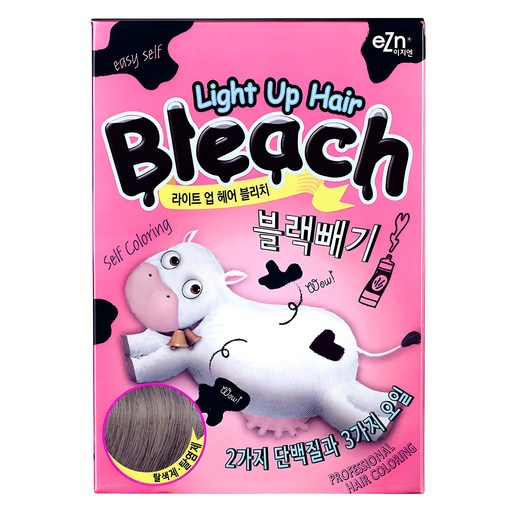 eZn 라이트업 헤어블리치 블랙빼기 탈색제