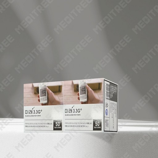 오상헬스케어 미래 3.3G 플러스 개인용 혈당검사지