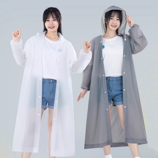 남여공용 비옷 레인코트 일회용 다회용 우비1+1 X YY2SE001