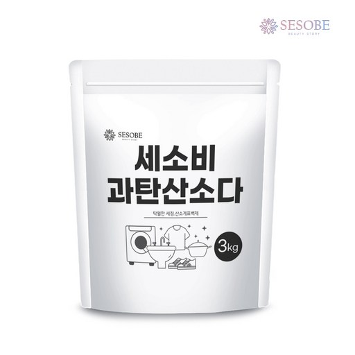 세소비 국내산 프리미엄 과탄산소다 섬유표백 욕실청소 주방청소용 세정제