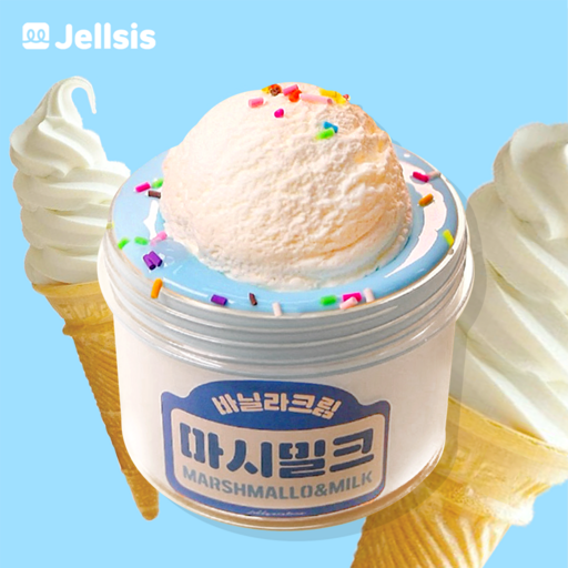 [젤시스] 마시밀크 슬라임/ 지글리 슬라임 아이스크림 스쿱 점토 섞기 / 프리미엄 수제슬라임