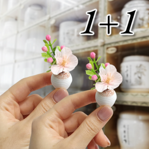 납골당꾸미기 정성을담아 국내생산 핸드메이드 벗꽃 미니 꽃병 미니어처 화병 조화 봉안당 꾸미기 꽃다발 리스 blossom