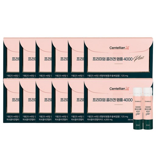 시즌2 동국제약 프리미엄 저분자 액상 콜라겐 4000 플러스 x 12박스 글루타치온 비오틴 피쉬콜라겐 엘라스틴, 25ml, 168개