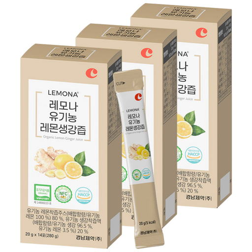 경남제약 레모나 유기농 레몬생강즙