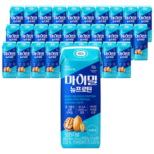 마이밀 뉴프로틴 드링크 오리지널 190ml 30개 건강한 단백질로 활력을 채우세요