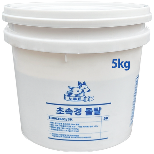 노루페인트 초속경 몰탈 5kg 콘크리트 바탕조정재 바닥면 벽체 긴급 보수