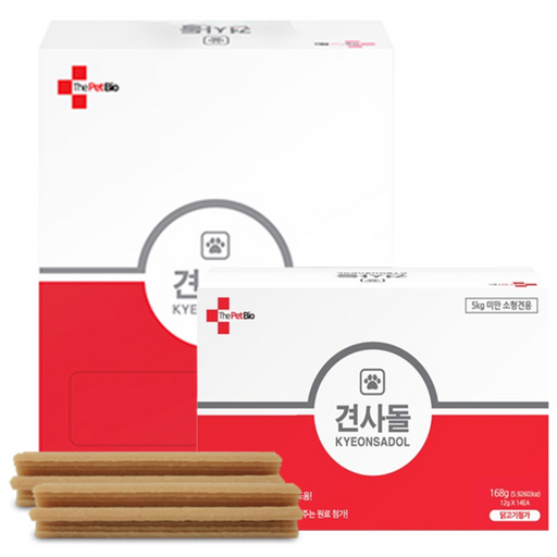 강아지 치아 건강 견사돌  복합기능성 구강관리 영양제 14PC박스