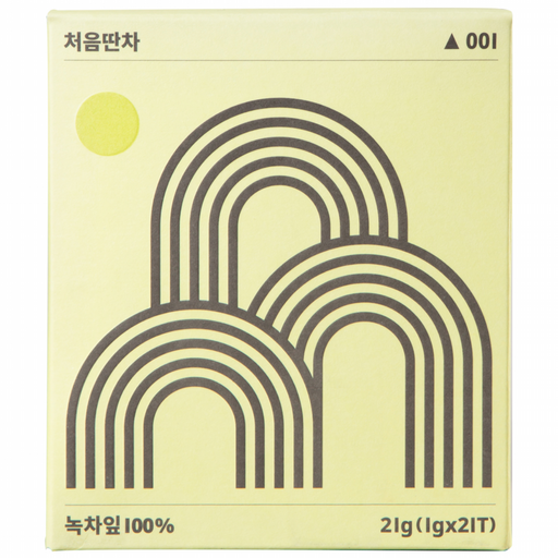 대한다업 처음딴차 녹차