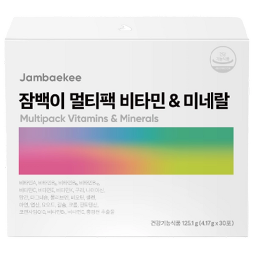 잠백이 올인원 하루 맞춤 한포 멀티팩 영양제 30p