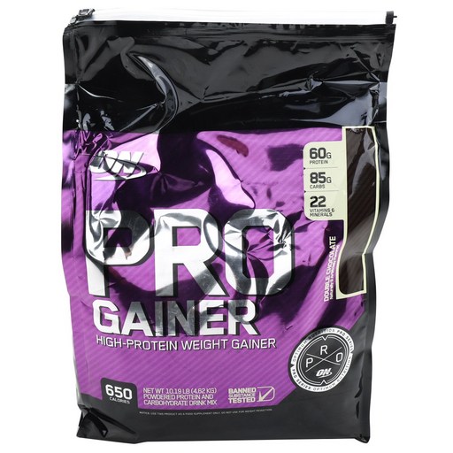 Optimum Nutrition 프로 하이 프로틴 웨이트 게이너 더블 초콜릿