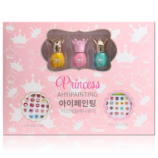 아이페인팅 키즈네일 어린이선물세트 A 3살여자아이선물 4살여아선물 4살여자아이선물 4세여아선물 5살여아선물 IPsetA, 1세트