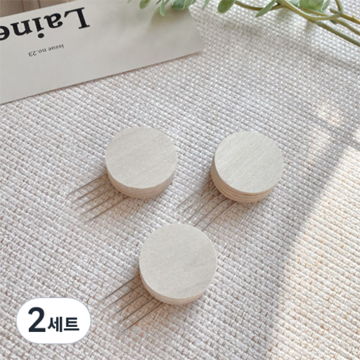 뚜뚜아트 원목 우드 꼭꼬핀 나무 벽걸이 후크 3p