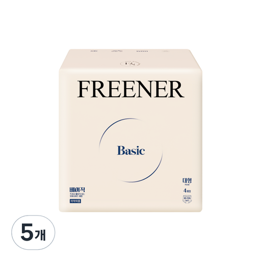 프리너 베이직 입는 오버나이트 (팬티형) 유기농 생리대