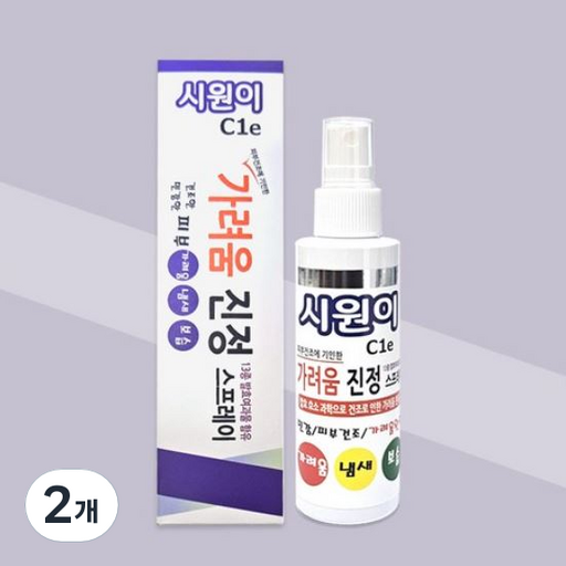 시원이 가려움 진정 스프레이 가려움완화 피부진정 바디미스트 이칭릴리프 약국판매