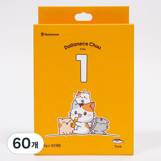 달라네제 짜먹는 고양이 냥냥이 간식 대용량 츄르 6가지맛
