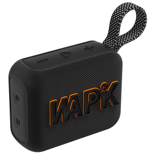 WAPik 휴대용 블루투스 스피커 스테레오 야외 캠핑 미니스피커, 블랙, AERO5