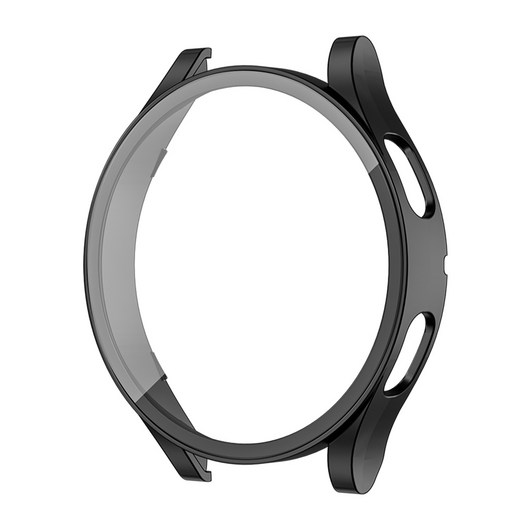 이츠라이프 애플워치 강화유리 풀커버 케이스, 블랙