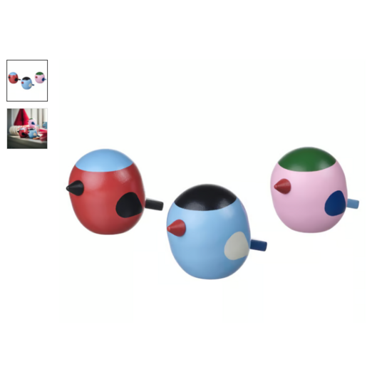 이케아  빈테르핀트 장식품, 새 혼합 색상, 6 cm 3종 506.190.42